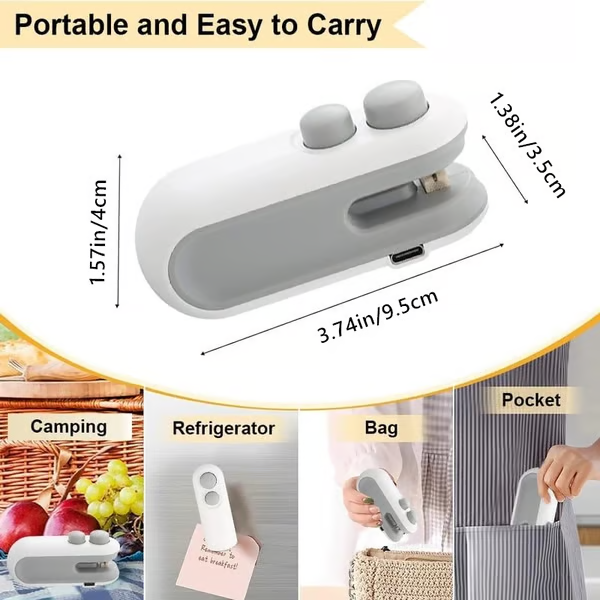 🔥Mini Bag Sealer with Cutter and Magnet