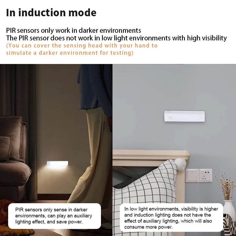 🔥LAST DAY SALE 40% OFF - 💡 Punch-free Smart Sensor Magnetic Rechargeable LED Lights